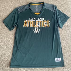 Dynasty Shirt Mens M Oakland Athletics Logo Graphic Tee Active Performance